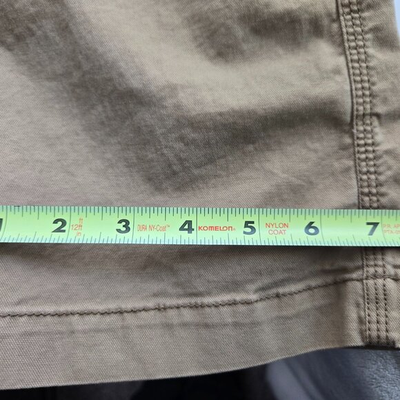 The Limited Y2K  Sz 4 Khaki Cargo Capri Pants Sexy Cassidy Fit Low Rise - Picture 7 of 10